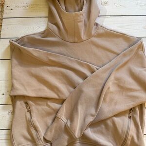 Mauve High-Neck Hoodie and Pants